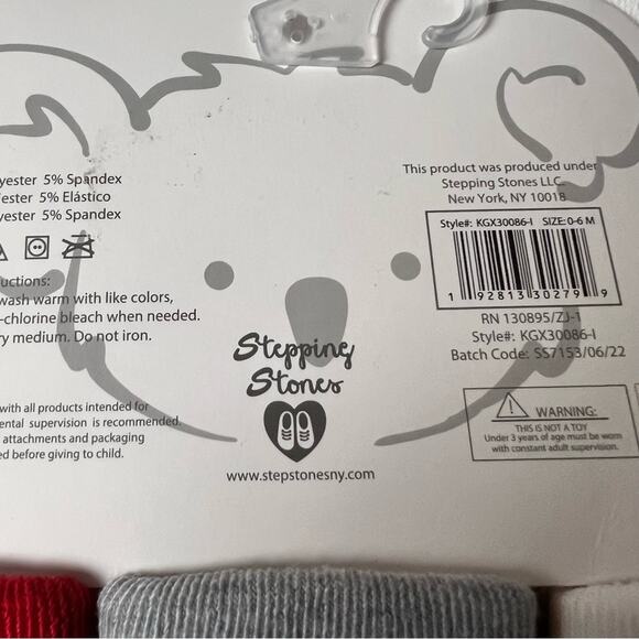 KoalaBaby Dressy Ankle Socks with Lace Detail 6 Pack Sz 0-6 M - Picture 12 of 12